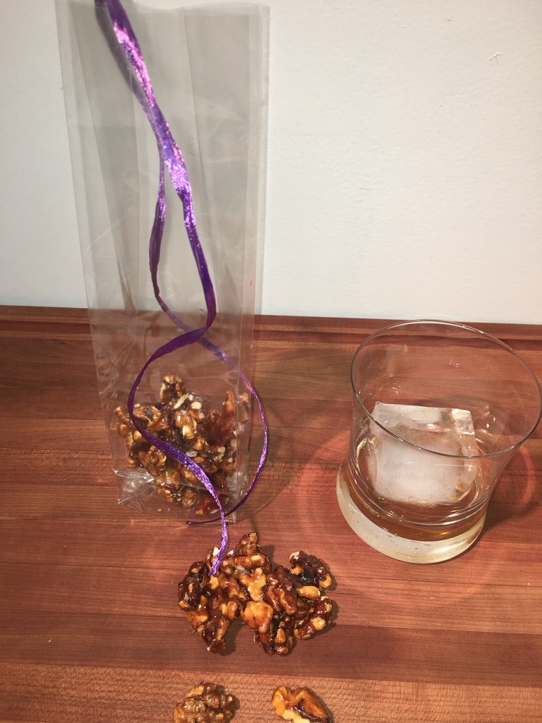 CANDIED BALSAMIC ROSEMARY WALNUTS