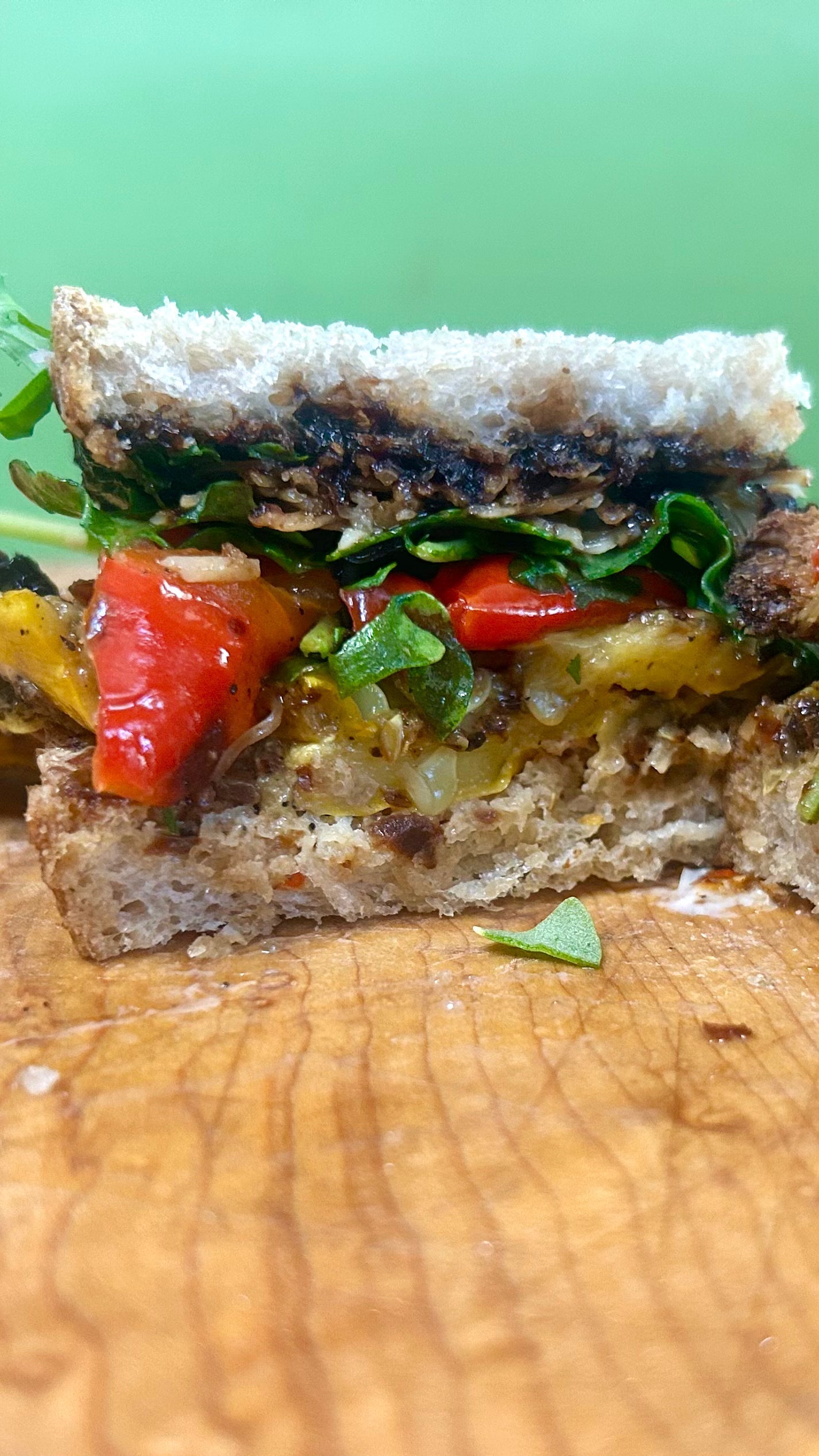 Grilled Summer Squash Sandwich