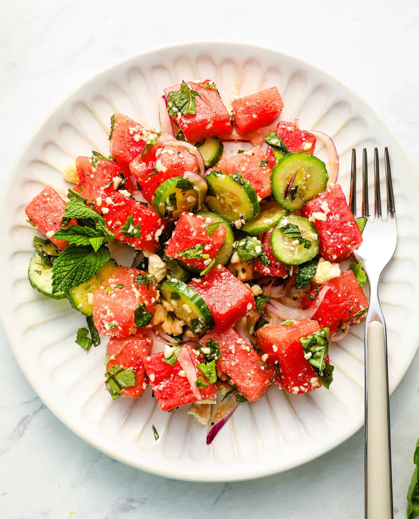 WATERMELON and FETA SALAD
