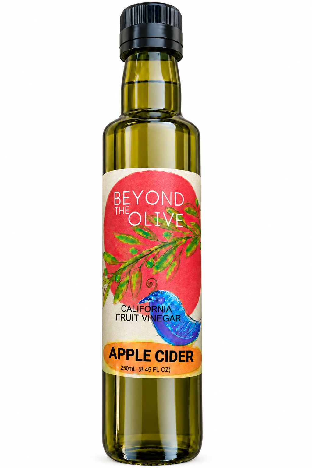 Apple Cider Fruit Vinegar bottle with smoother details